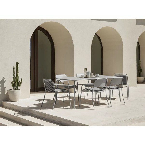 Светлосив градински стол метален Yua Wire – Blomus-image-4