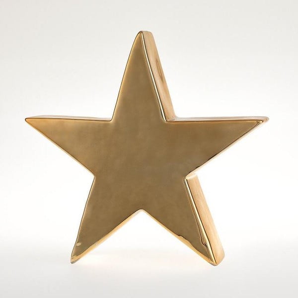 Svícen Star Deco Gold, 24x23 cm