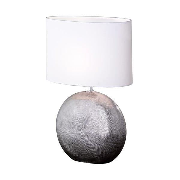 Бяла настолна лампа Foro, височина 53 cm - Fischer & Honsel