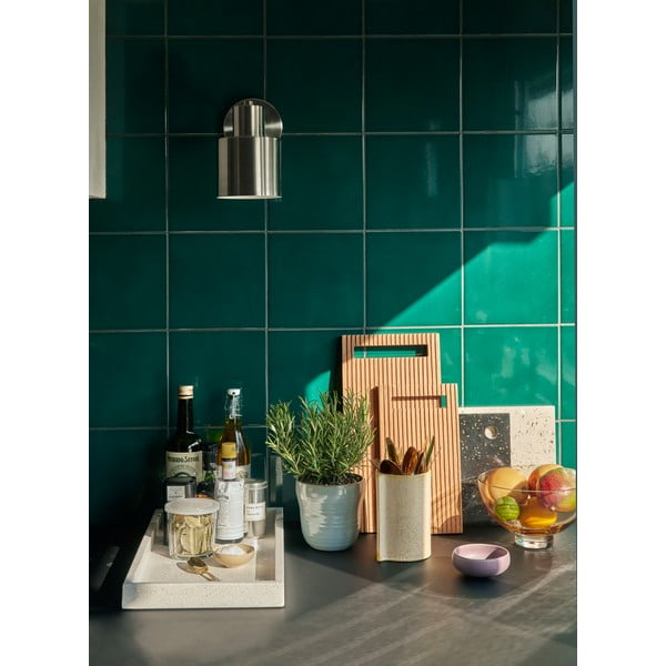 Комплект от 2 сини керамични саксии Tina - Hübsch-image-1