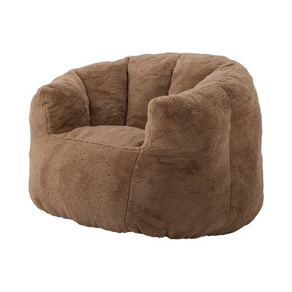 Кафяв детски пуф Kari – Bloomingville Mini