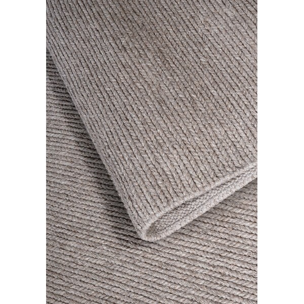 Светлокафява ръчно изработена вълнена пътека 80x200 cm Francois – Villeroy&Boch-image-3