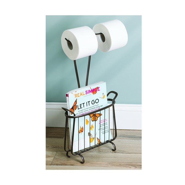 Метална поставка за тоалетна хартия от бронз, височина 61 cm Axis - iDesign-image-4