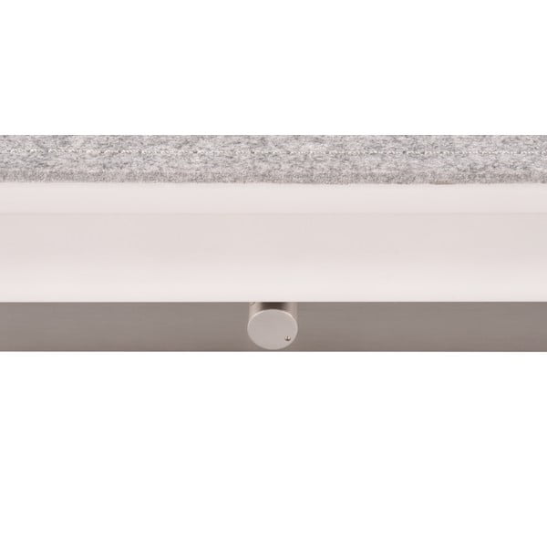 Сива LED стенна лампа с гласово управление/ управление чрез мобилно приложение Cicara – CINQUE-image-1