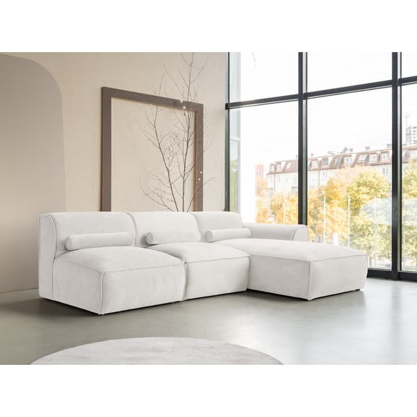 Бял ъглов диван (десен ъгъл) Flex Felix – Miuform-image-3