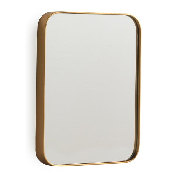 Nástěnné zrcadlo ve zlaté barvě Geese Pure, 30 x 40 cm