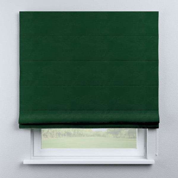 Зелена римска щора 170x160 cm Posh Velvet - Yellow Tipi-image-1