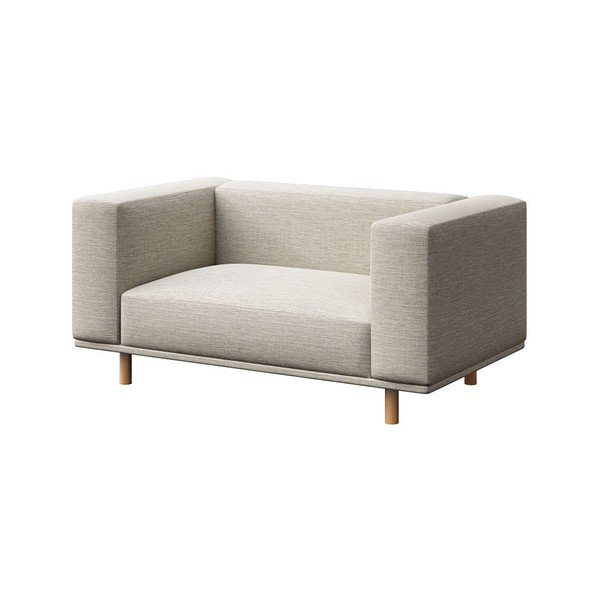 Светлосиво кресло  Kukumo - Ame Yens