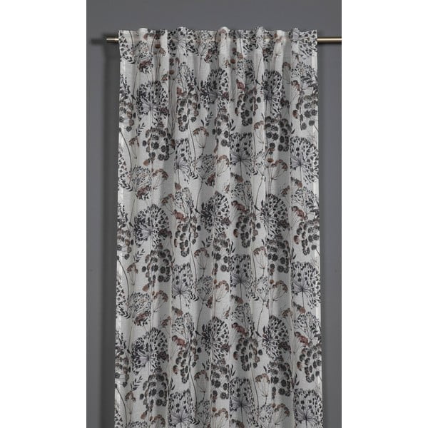 Лилаво-сива завеса 135x245 cm Birds and Roses – Sehlbach