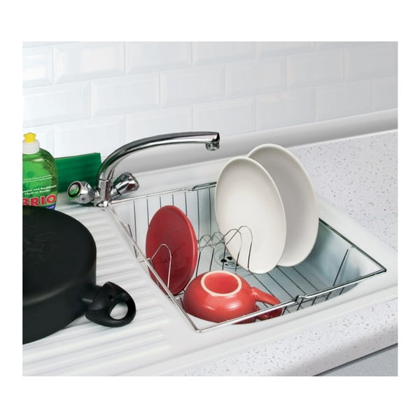 Гланцирана сребърна сушилня Dresda - Metaltex-image-2