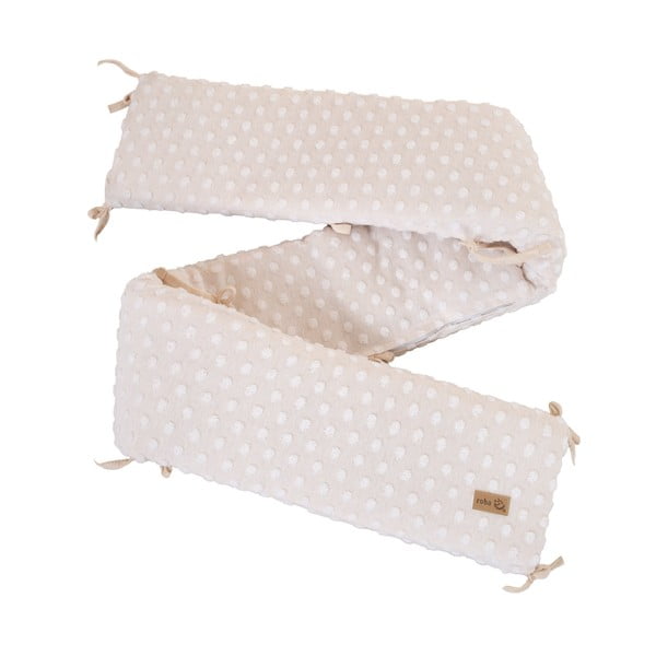 Бежов калъф за матрак за детско легло със смес от памук 170 cm Frosty Almond – Roba