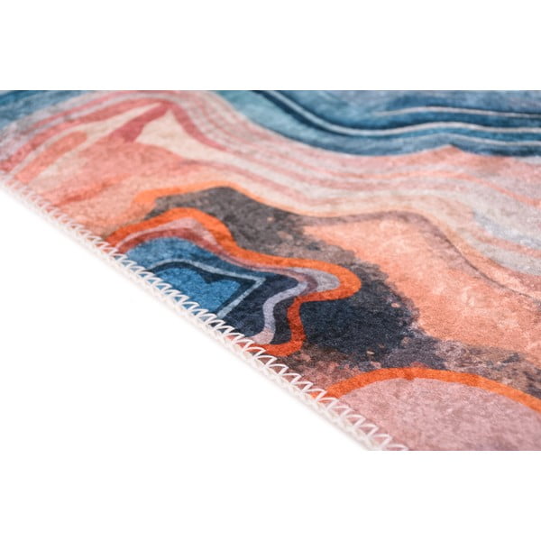 Синьо-розова пътека подходяща за пране 80x200 cm Colors of Joy – Vitaus-image-2