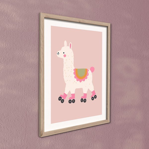 Детска картина 30x40 cm Roller Llama – Styler-image-3