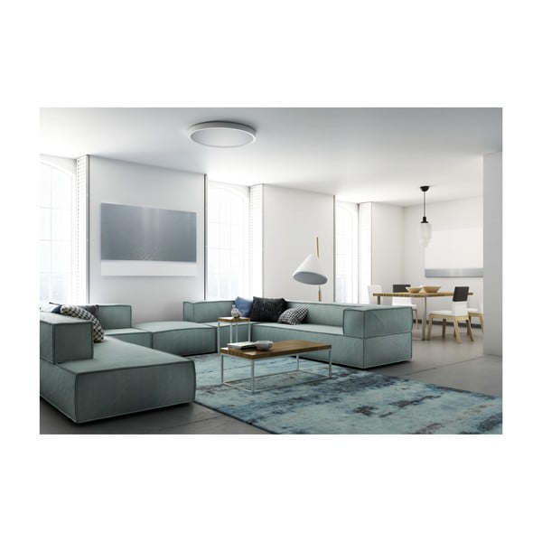 Velký béžový konferenční stůl z mramoru s bílým podnožím Absynth Noi Spain-image-1