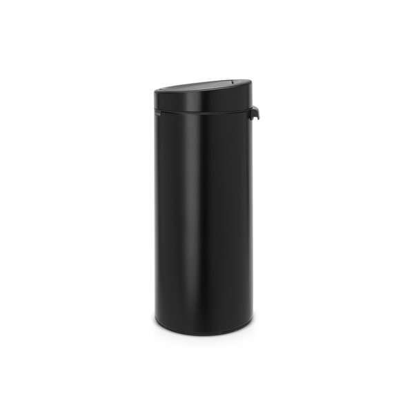 Матово черно стоманено кошче за боклук отваряне с докосване 30 l Touch Bin – Brabantia-image-2