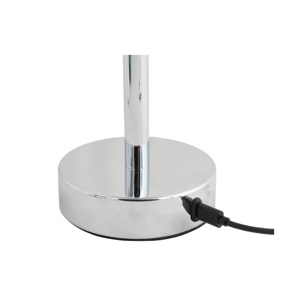 LED настолна лампа в сребристо с метален абажур (височина 24,5 cm) James – Leitmotiv-image-3