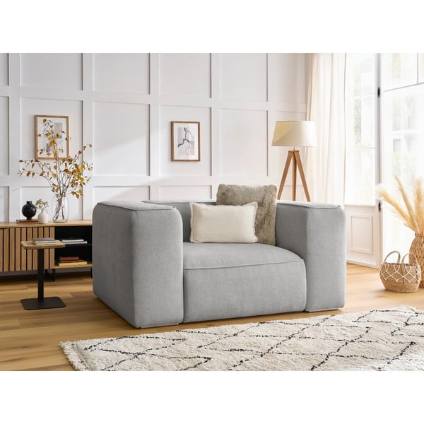 Светлосиво кресло Zephyr – Bobochic Paris-image-1