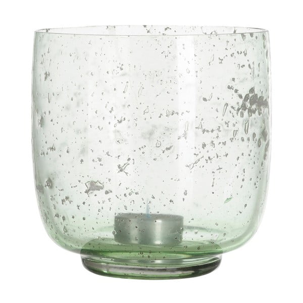 Зелен стъклен свещник , ⌀ 13 cm - A Simple Mess