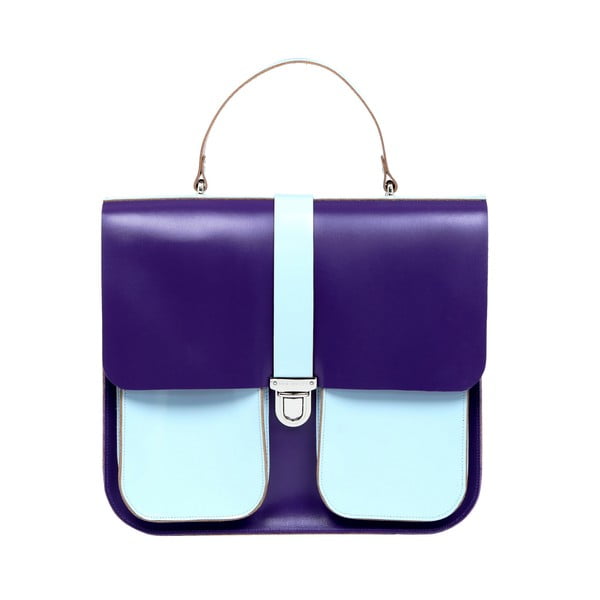 Kožená kabelka Onslow Purple/Blue