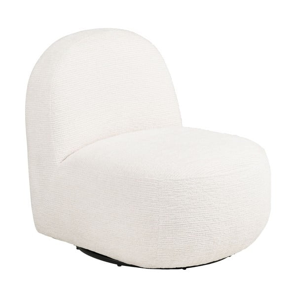 Кремаво въртящо се кресло Milo – House Nordic