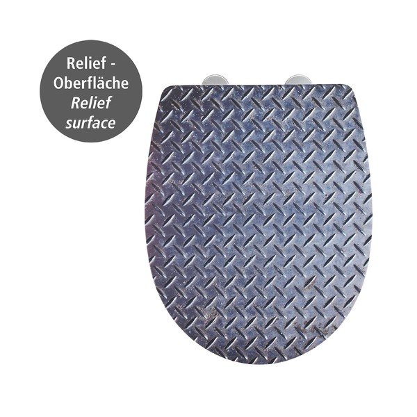 Сива и бяла тоалетна седалка - Wenko-image-2