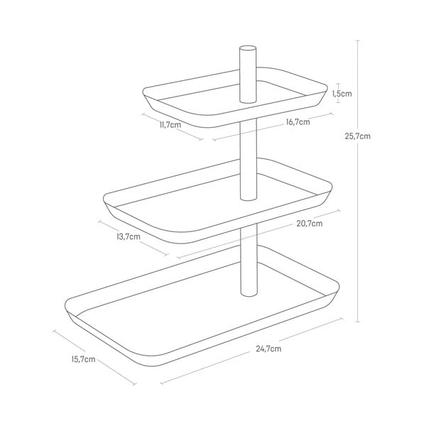 Метална стойка за бижута Rin – YAMAZAKI-image-4