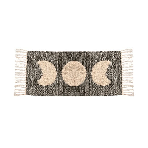 Розов и сив килим със смес от памук , 80 x 45 cm Moon Phases - Sass & Belle