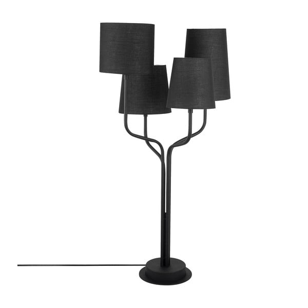 Černá kovová stolní lampa s černými stínidly Opviq lights Aposto