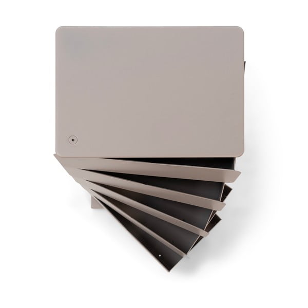 Кафяво-сив метален скрин 37x72x26 cm Joey – Spinder Design-image-3