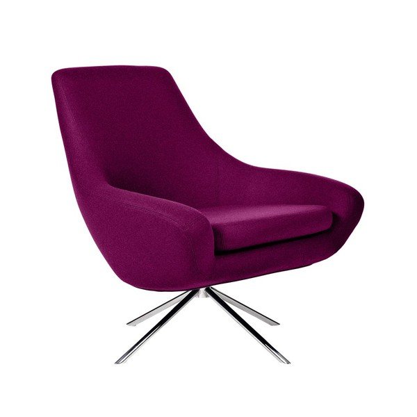 Fialové křeslo Softline Noomi-image-2