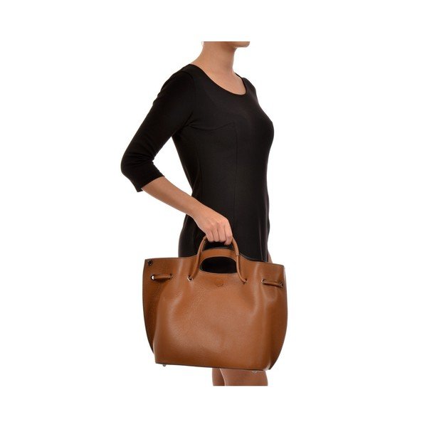 Коняк кафява чанта Mangotti Clarissa Dura - Mangotti Bags-image-1