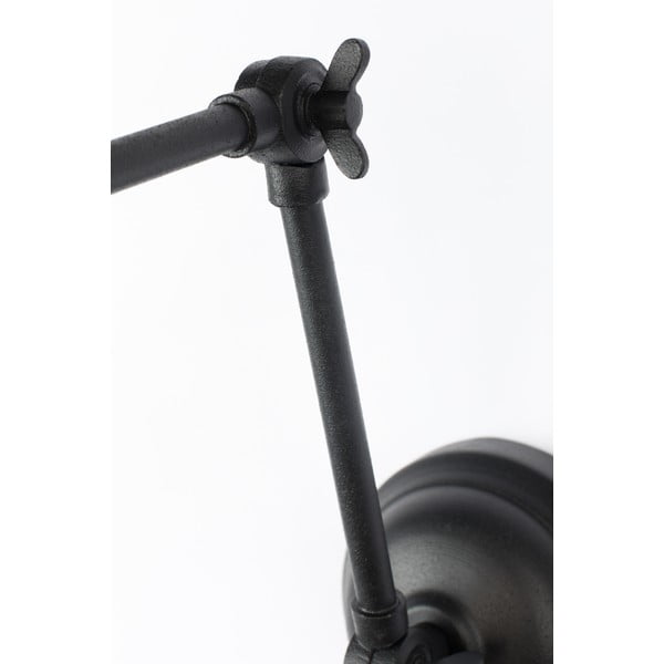 Черна стенна лампа Maarten - White Label-image-3