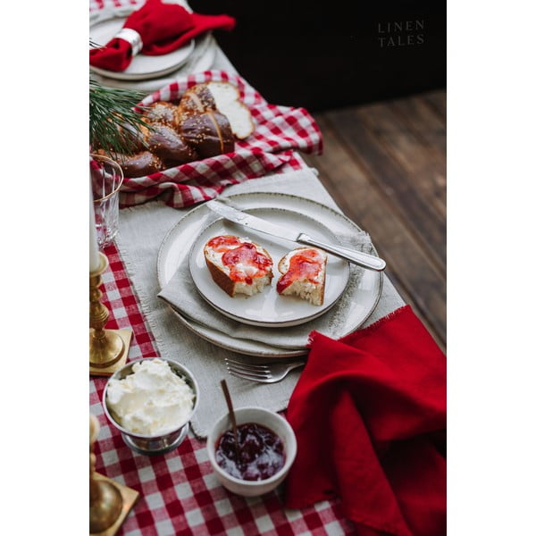 Ленени салфетки в комплект от 2 бр. Red Gingham – Linen Tales-image-3