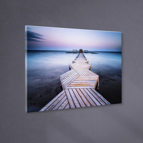 Картина 113x85 cm Twilight Pier – Styler-image-3