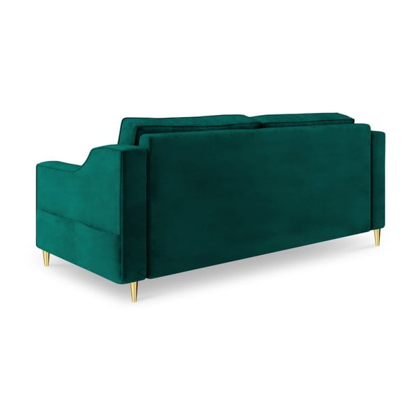 Зелен двуместен диван Marigold - Mazzini Sofas-image-3