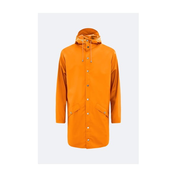 Оранжево унисекс водоустойчиво дълго яке, размер L / XL - Rains
