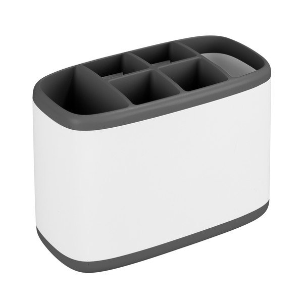 Бял пластмасов органайзер за баня за козметика - Wenko-image-2