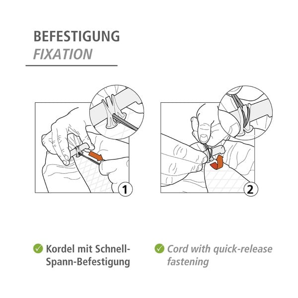 Син памучен калъф за дъска за гладене , дължина 140 cm Air Comfort - Wenko-image-4