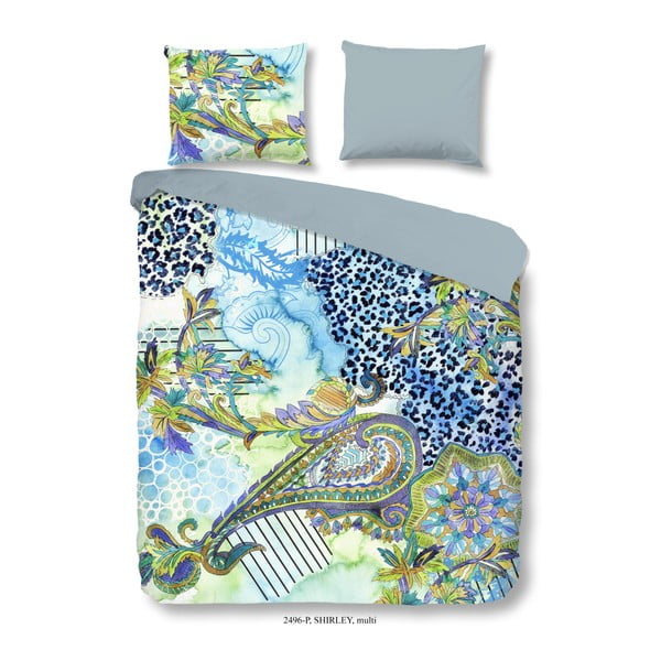 Памучно спално бельо за двойно легло Shirley Multi, 200 x 240 cm - Good Morning