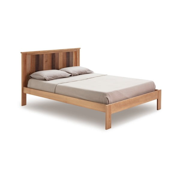 Двойно легло с решетка в естествен цвят 140x190 cm Maude - Marckeric-image-3