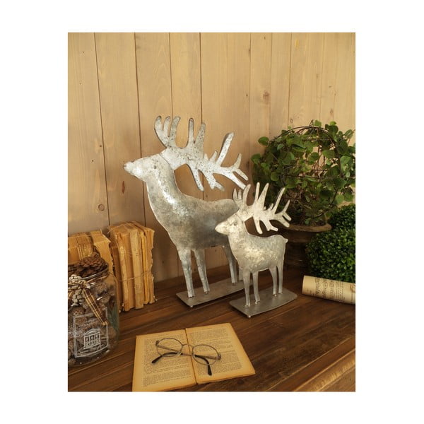 Комплект от 2 декоративни метални елена Xmas Deers - Orchidea Milano