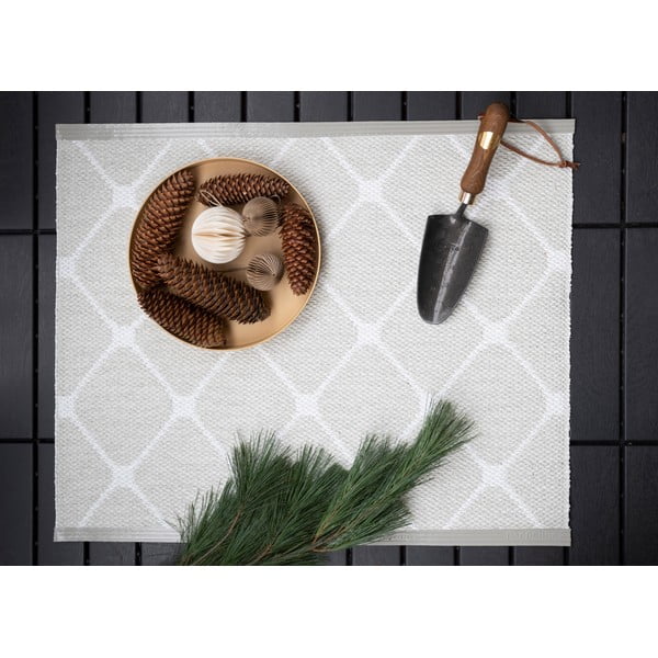 Светлосива и кремава пътека за открито и закрито 70x240 cm Rex Fossil – Pappelina-image-3