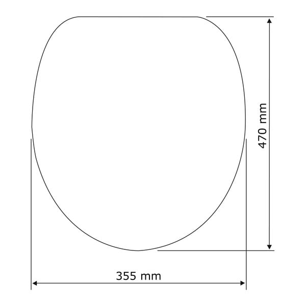 Бяла тоалетна седалка с лесно затваряне , 47 x 35,5 cm Calla - Wenko-image-4