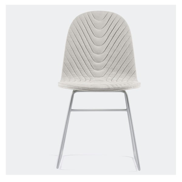 Židle Mannequin Metal, krémová z kavárny U Kubistů