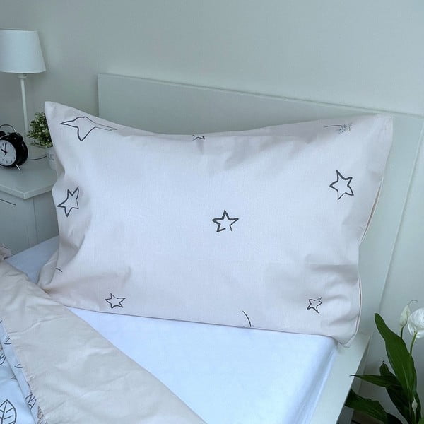 Светложълто единично  памучно детско спално бельо със светещ ефект 140x200 cm Lion King "Best friends" – Jerry Fabrics-image-3