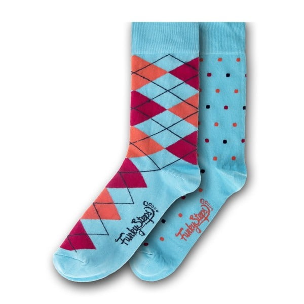 Комплект от 2 чифта чорапи Caro, размер 39 - 45 - Funky Steps