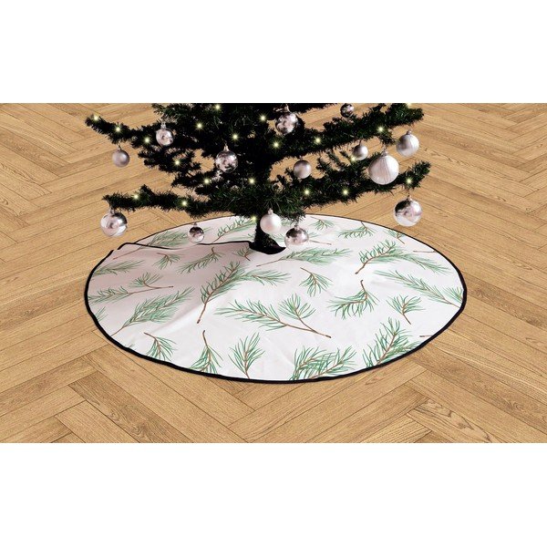 Памучен килим под коледната елха , ø 130 cm Fir Branches - Butter Kings-image-2