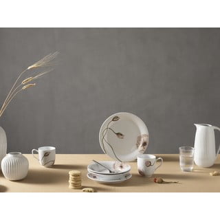 Бяла порцеланова чаша Poppy, 330 ml Hammershøi - Kähler Design