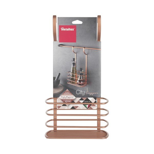 Рафт за окачване на бутилки Copper City - Metaltex-image-1