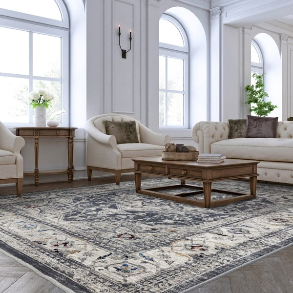 Антрацитен килим 200x290 cm Sovereign - Asiatic Carpets-image-2